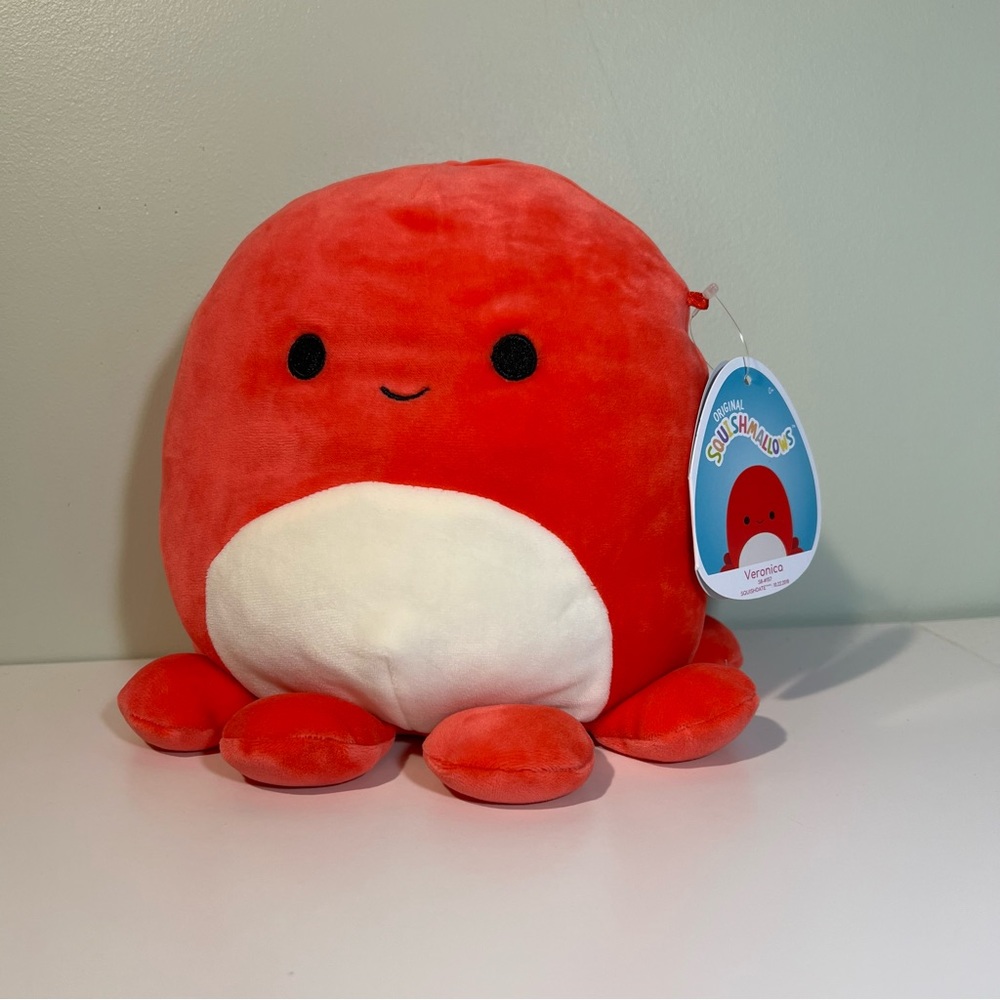 8” Veronica the Octopus - red